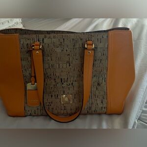 Ralph Lauren summer tote orange and corch.
